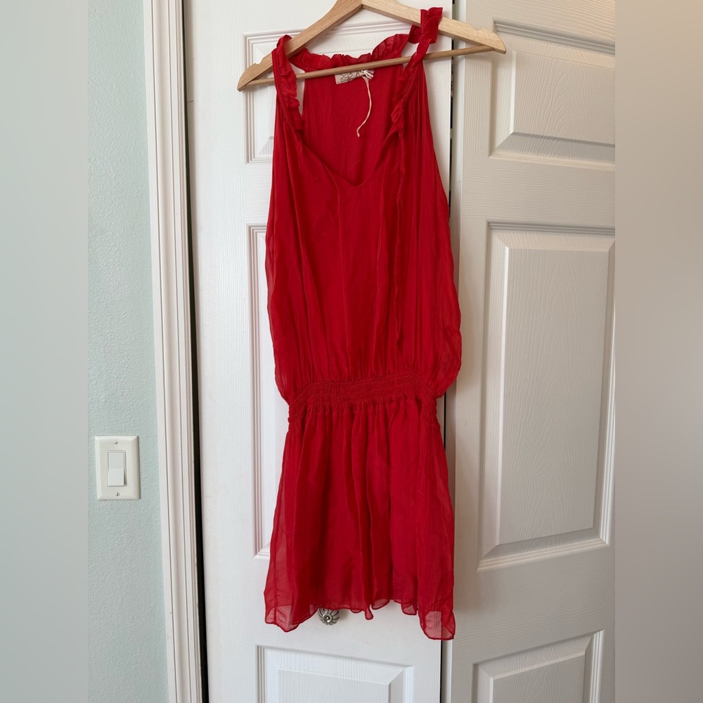 Sofia made in Italy red dress nwot